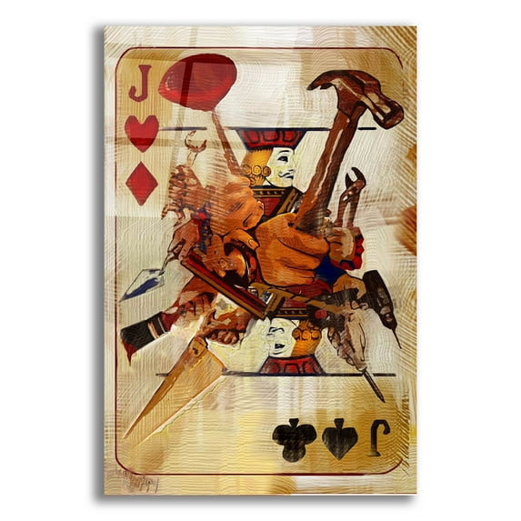 Epic Art 'Jack Of All Trades' by Murray Henderson Fine Art, Acrylic Glass Wall Art, 12"x16"