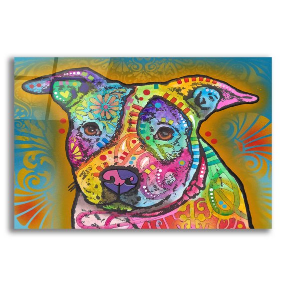 Epic Art 'JoJo' by Dean Russo, Acrylic Glass Wall Art, 24"x16"