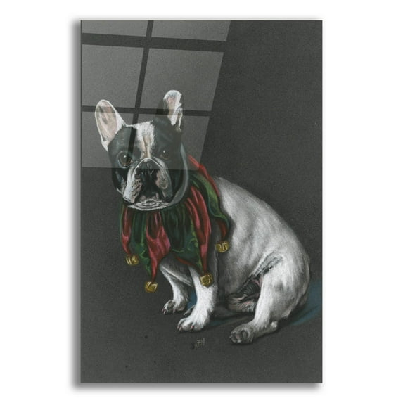 Epic Art 'Joyeaux Noel' by Barbara Keith, Acrylic Glass Wall Art, 16"x24"