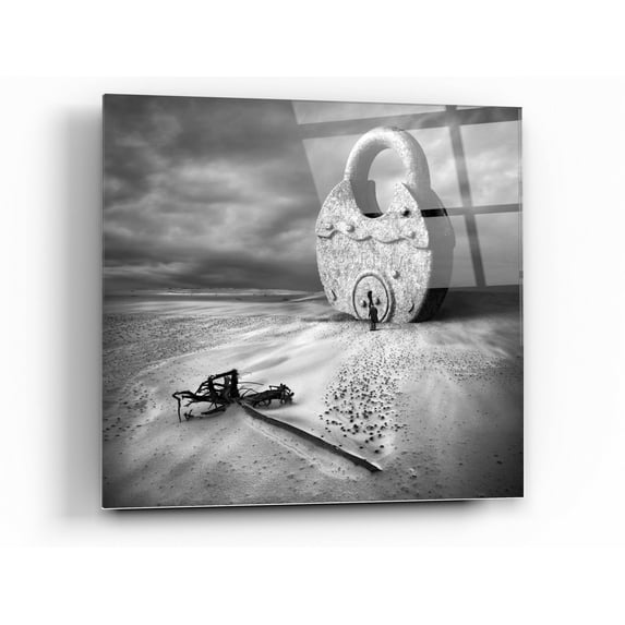 Epic Art 'Keyman' by Dariusz Klimczak, Acrylic Glass Wall Art, 24"x24"