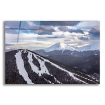 Epic Art 'Keystone North Peak Mountain' by Epic Portfolio Acrylic Glass Wall Art, 24" x 16"