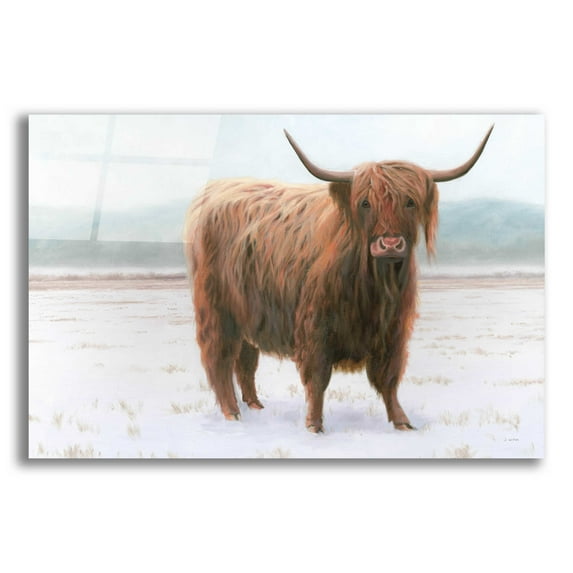 Epic Art 'King of the Highland Fields' by James Wiens, Acrylic Glass Wall Art, 16"x12"