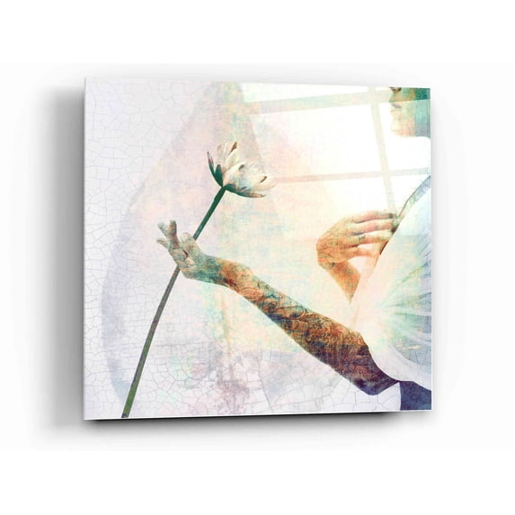 Epic Art 'Knowledge From The Heart' by Elena Ray Acrylic Glass Wall Art, 12"x12"