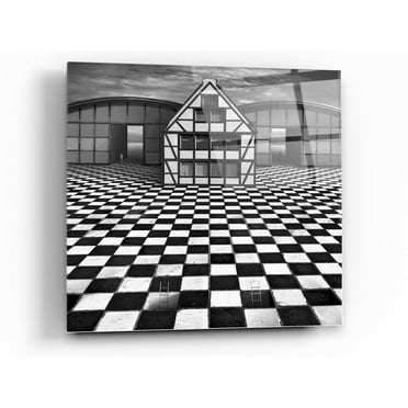 Epic Art 'Kwadrart' by Dariusz Klimczak, Acrylic Glass Wall Art, 24"x24"