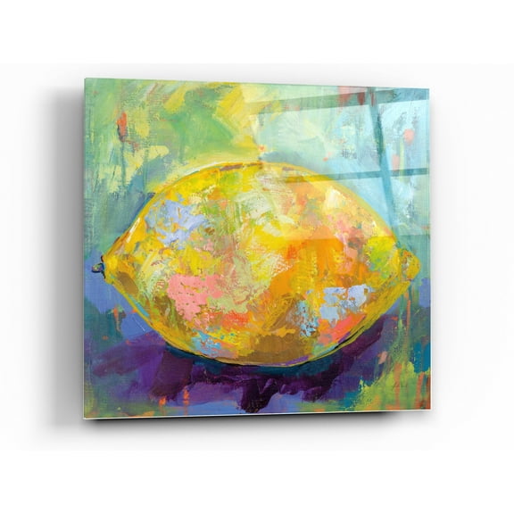 Epic Art 'Lemon' by Jeanette Vertentes, Acrylic Glass Wall Art, 36"x36"