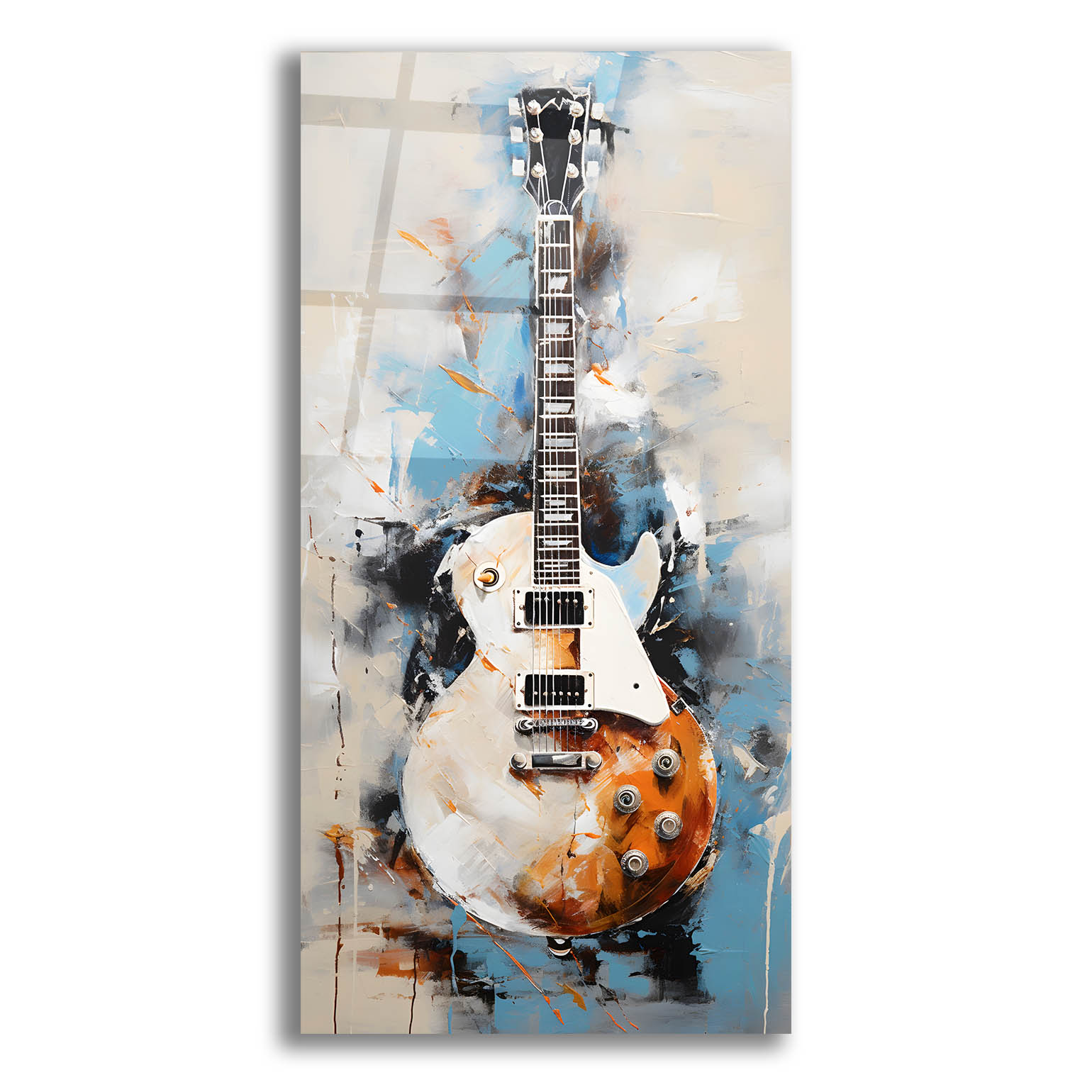 Epic Art 'Les Paul 8'  by Sean Parnell Acrylic Glass Wall Art, 12" x 24"