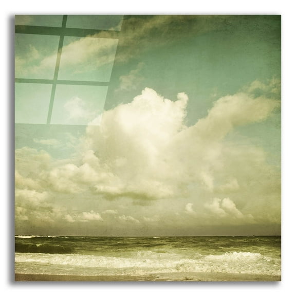 Epic Art 'Letting Go of Time 2' by Irene Suchocki, Acrylic Glass Wall Art, 12"x12"