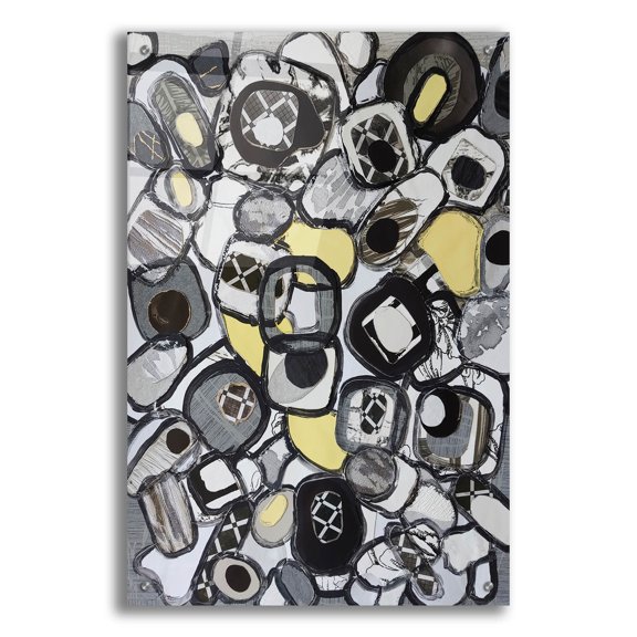 Epic Art 'Licorice And Lemon Drops 2' by Coco Good Acrylic Glass Wall Art, 24" x 36"