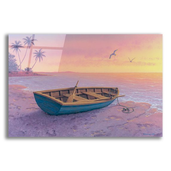 Epic Art 'Life Is But A Dream' by Richard Courtney, Acrylic Glass Wall Art, 16"x12"