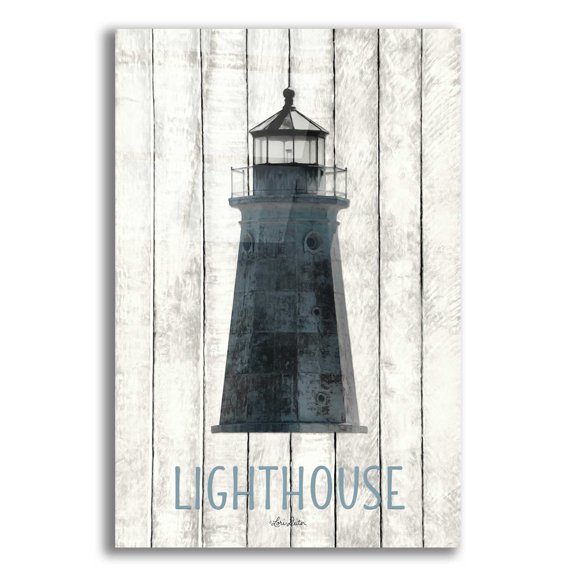 Epic Art 'Lighthouse' by Lori Deiter Acrylic Glass Wall Art, 12"x16"
