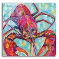 thumbnail image 1 of Epic Art 'Lilly Lobster III' by Jeanette Vertentes, Acrylic Glass Wall Art, 36"x36", 1 of 10