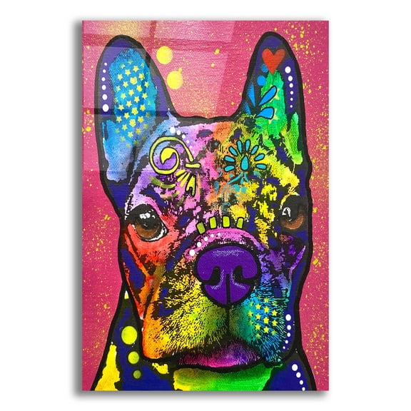 Epic Art 'Listen To My Eyes' by Dean Russo, Acrylic Glass Wall Art, 16"x24"