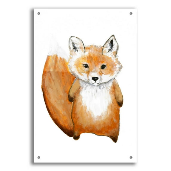 Epic Art 'Little Fox' by Design Fabrikken, Acrylic Glass Wall Art, 24"x36"