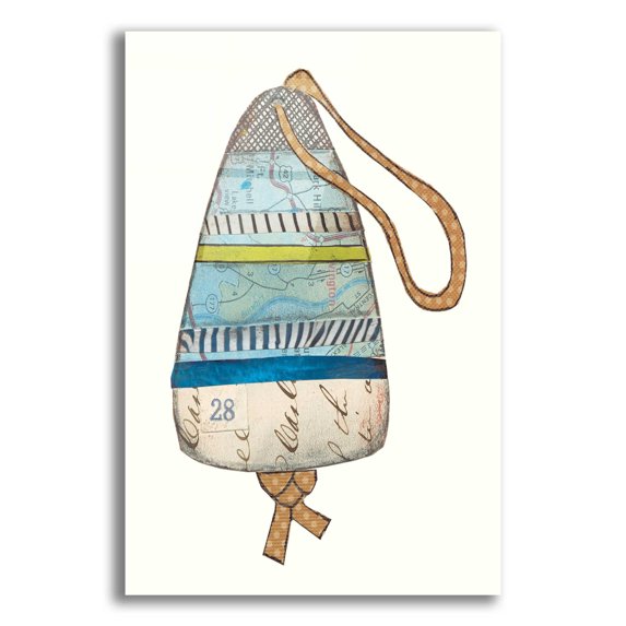 Epic Art 'Lobster Buoys II by Courtney Prahl, Acrylic Glass Wall Art, 12"x16"