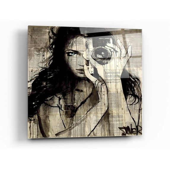 Epic Art 'Long Shot' by Loui Jover, Acrylic Glass Wall Art, 24"x24"