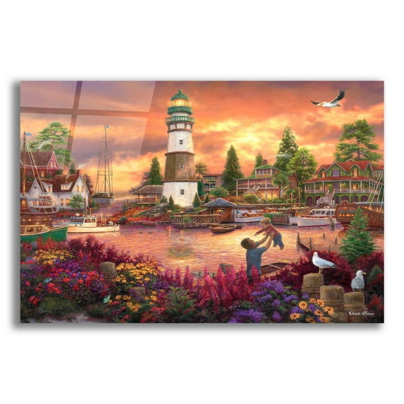 Epic Art 'Love Lifted Me' by Chuck Pinson, Acrylic Glass Wall Art, 16"x12"