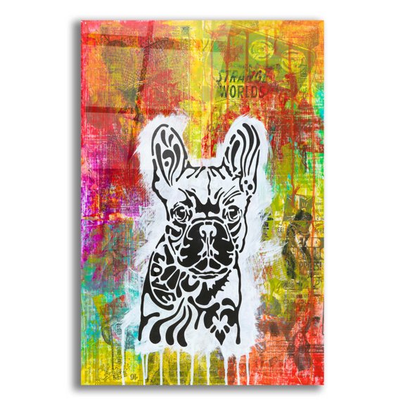 Epic Art 'Love in a Strange World' by Dean Russo, Acrylic Glass Wall Art, 16"x24"