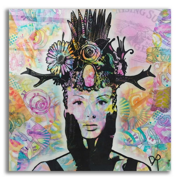 Epic Art 'Lucid' by Dean Russo, Acrylic Glass Wall Art, 12"x12"
