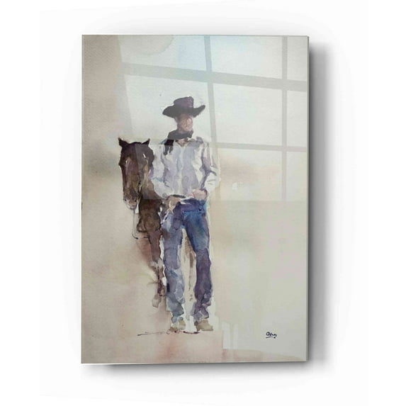 Epic Art 'Lucid' by Oscar Alvarez Pardo, Acrylic Glass Wall Art, 16"x24"