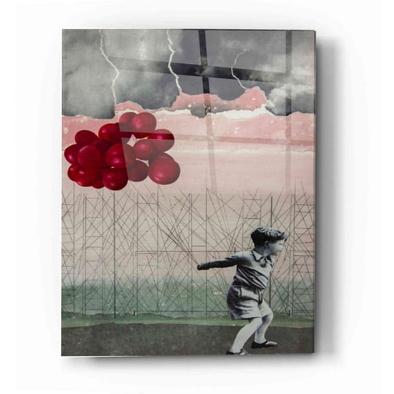 Epic Art 'Lucky Day' by DB Waterman, Acrylic Glass Wall Art, 12"x16"