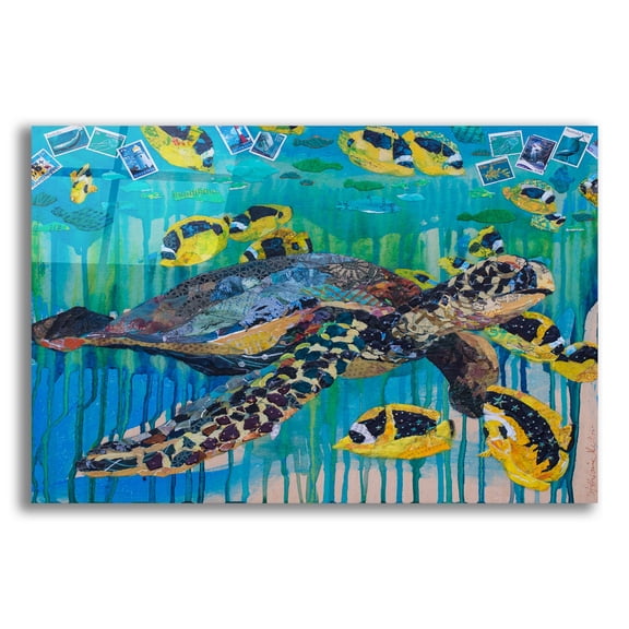 Epic Art 'Lucys Luck' by St. Hilaire Elizabeth, Acrylic Glass Wall Art, 16"x12"