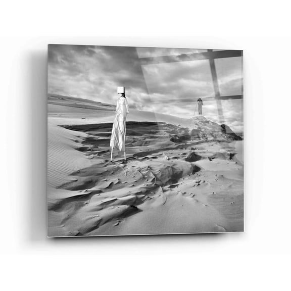 Epic Art 'Lunar Marriage' by Dariusz Klimczak, Acrylic Glass Wall Art, 12"x12"