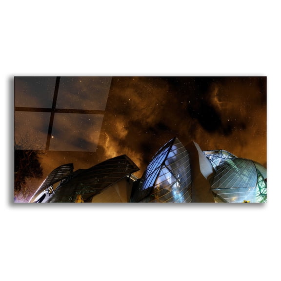 Epic Art 'Lv Color' by Sebastien Lory, Acrylic Glass Wall Art, 24"x12"