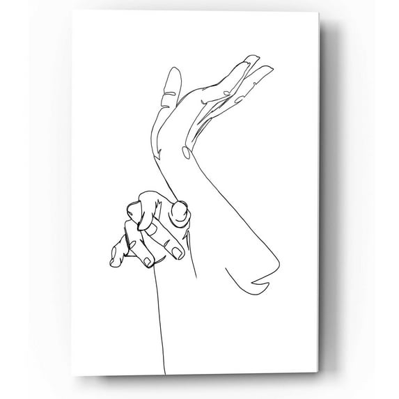 Epic Art 'Magic Hands II' by Grace Popp, Acrylic Glass Wall Art, 12"x16"