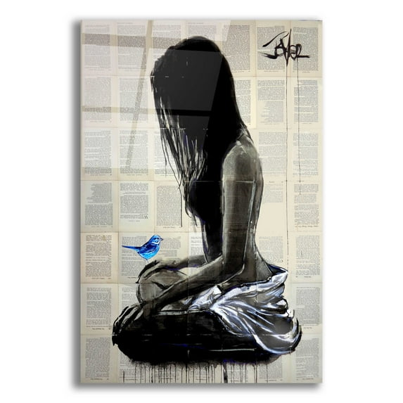 Epic Art 'Maiden Hope' by Loui Jover, Acrylic Glass Wall Art, 16"x24"