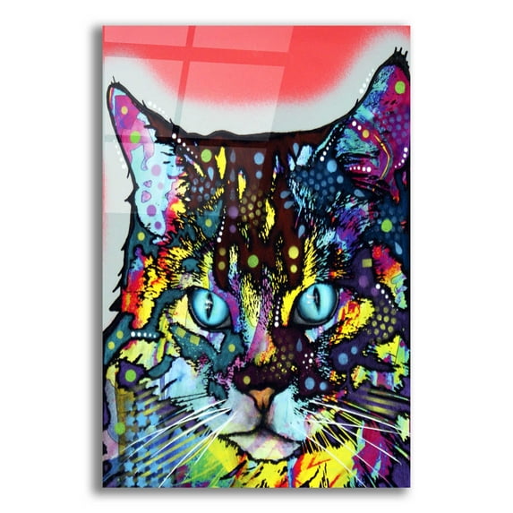 Epic Art 'Maine Coon' by Dean Russo, Acrylic Glass Wall Art, 12"x16"