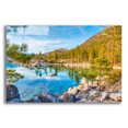 thumbnail image 1 of Epic Art 'Majestic Lake Tahoe' by Edin Chavez, Acrylic Glass Wall Art, 24"x16", 1 of 8