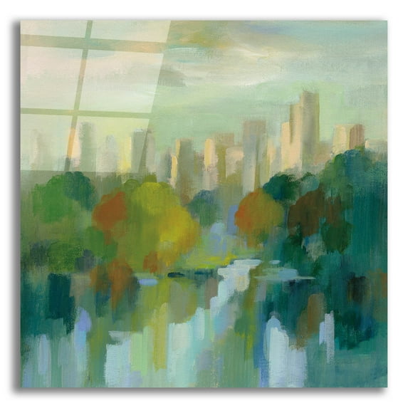 Epic Art 'Manhattan Sketches IV' by Silvia Vassileva, Acrylic Glass Wall Art, 12"x12"