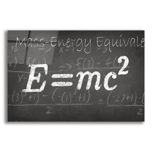 Epic Art "Mathematical Elements III" by Ethan Harper, Acrylic Glass Wall Art, 24"x16"