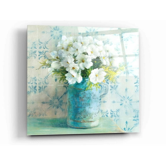 Epic Art 'May Blossoms I Crop' by Danhui Nai, Acrylic Glass Wall Art, 12"x12"