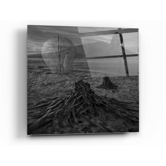 Epic Art 'Meeting With Faun' by Dariusz Klimczak, Acrylic Glass Wall Art, 24"x24"