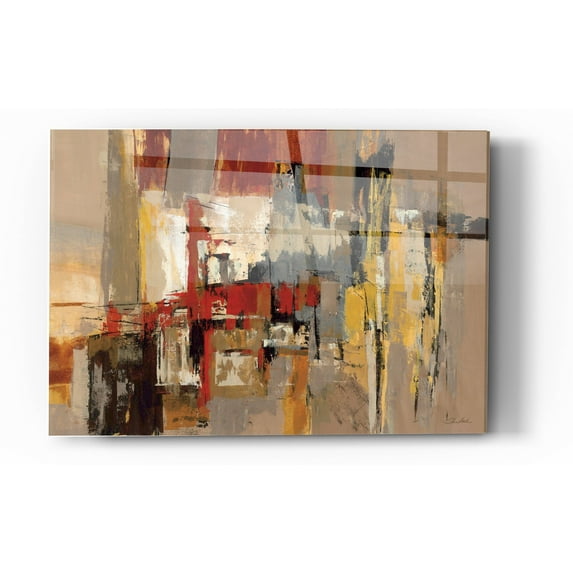 Epic Art 'Melody For Guitar And Sax' by Silvia Vassileva, Acrylic Glass Wall Art, 24"x36"