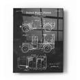 thumbnail image 1 of Epic Art 'Military Vehicle Blueprint Patent Chalkboard' Acrylic Glass Wall Art, 12"x16", 1 of 2