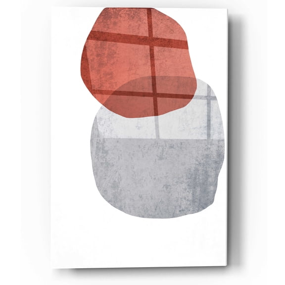 Epic Art 'Minimalist Geometric 6' by Irena Orlov, Acrylic Glass Wall Art, 12"x16"