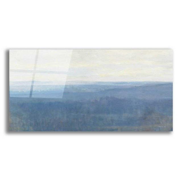 Epic Art 'Misty Overlook' by Stellar Design Studio, Acrylic Glass Wall Art, 24"x12"