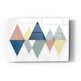 thumbnail image 1 of Epic Art 'Mod Triangles II Soft' by Michael Mullan, Acrylic Glass Wall Art, 24"x36", 1 of 3