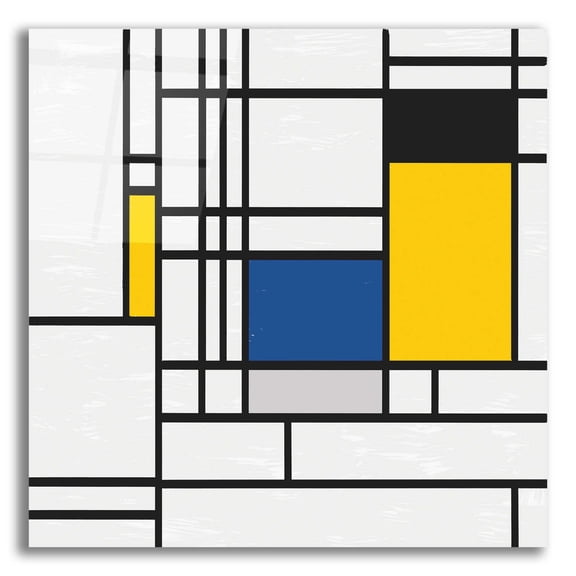 Epic Art 'Mondrian NFT3' by Epic Portfolio, Acrylic Glass Wall Art, 12"x12"