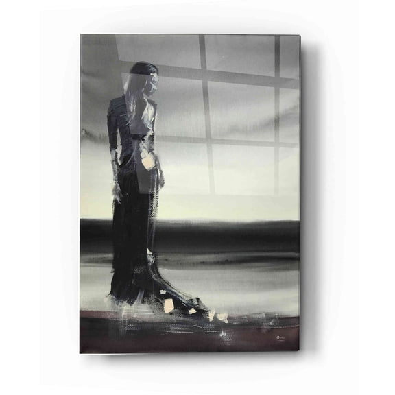 Epic Art 'Monochromatic' by Oscar Alvarez Pardo, Acrylic Glass Wall Art, 16"x24"