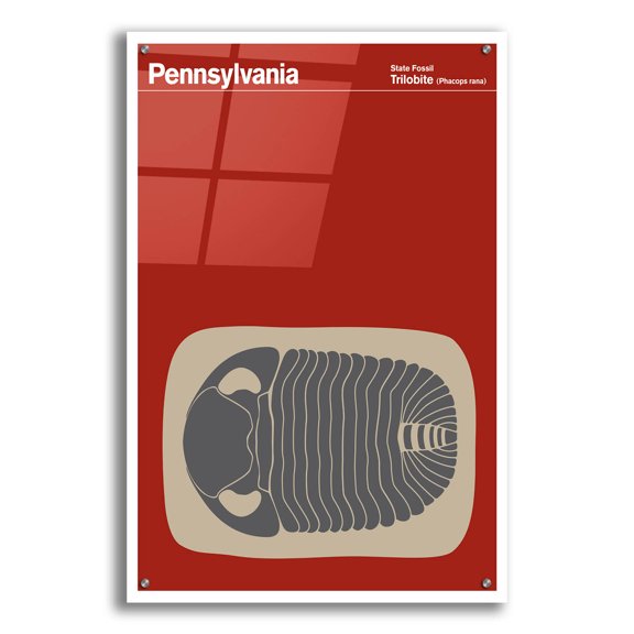 Epic Art 'Montague Posters 15' by Print Collection, Acrylic Glass Wall Art, 24"x36"