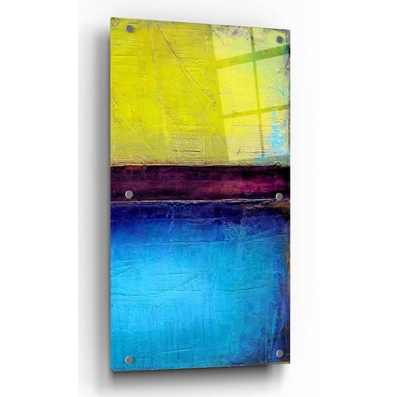 Epic Art 'Montego Bay II' by Erin Ashley, Acrylic Glass Wall Art, 24"x48"