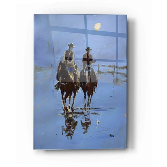 Epic Art 'Moonlight' by Oscar Alvarez Pardo, Acrylic Glass Wall Art, 12"x16"