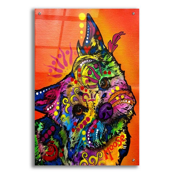Epic Art 'Moose Ain't No Snitch' by Dean Russo, Acrylic Glass Wall Art, 24"x36"