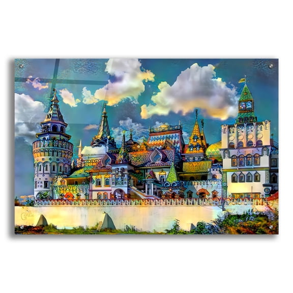 Epic Art 'Moscow Russia Izmailovsky Market' by Pedro Gavidia, Acrylic Glass Wall Art, 36"x24"