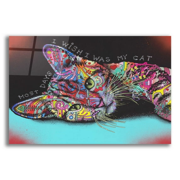 Epic Art 'Most Days' by Dean Russo, Acrylic Glass Wall Art, 24"x16"