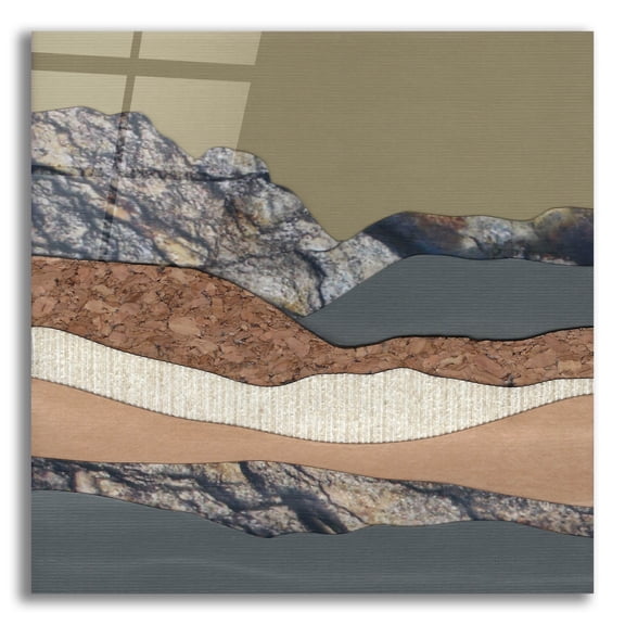 Epic Art 'Mountain Series 159' by Lorelle Rau Acrylic Glass Wall Art, 12" x 12"