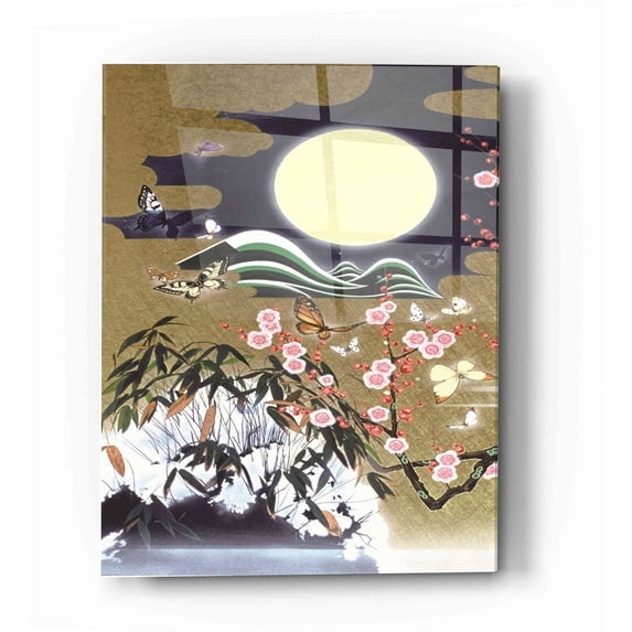 Epic Art 'Mugen 1' by Zigen Tanabe, Acrylic Glass Wall Art, 16"x24"